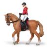 PAPO Horses and Ponies Walking Horse and Horsewoman Toy Figure, 3 Years or Above, Multi-colour (51564)