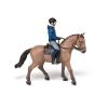 PAPO Horses and Ponies Walking Horse and Horseman Toy Figure, 3 Years or Above, Multi-colour (51565)