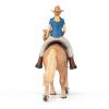 PAPO Horses and Ponies Cowgirl and Her Horse Toy Figure, 3 Years or Above, Multi-colour (51566)