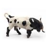 PAPO Farmyard Friends Texan Bull Toy Figure, 3 Years or Above, Black/White (54007)