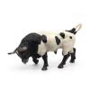 PAPO Farmyard Friends Texan Bull Toy Figure, 3 Years or Above, Black/White (54007)
