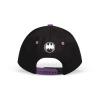 DC COMICS Batgirl Logo Adjustable Cap, Black/Purple (BA638378BTM)