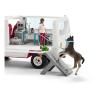 SCHLEICH Horse Club Mobile Vet with Hanoverian Foal Toy Playset, 5 to 12 Years, Multi-colour (42439)