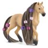 SCHLEICH Horse Club Beauty Horse Andalusian Mare Toy Figure, 4 Years and Above, Tan/Black (42580)