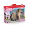 SCHLEICH Horse Club Beauty Horse Andalusian Mare Toy Figure, 4 Years and Above, Tan/Black (42580)