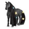 SCHLEICH Horse Club Beauty Horse Criollo Definitivo Mare Toy Figure, 4 Years and Above, Black/Grey (42581)