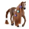 SCHLEICH Horse Club Beauty Horse English Thoroughbred Mare Toy Figure, 4 Years and Above, Brown (42582)