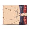 ATTACK ON TITAN Colossus Titan All-over Print and Logo Bi-Fold Wallet, Male, Multi-colour (MW184025ATT)