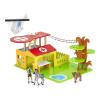 PAPO Wild Animal Kingdom Bush Hospital Set Toy Playset, 3 Years or Above, Multi-colour (80004)