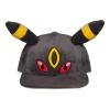 POKEMON Umbreon with Plush Ears Novelty Snapback Baseball Cap, Grey/Yellow (SB265804POK)