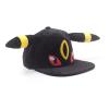 POKEMON Umbreon with Plush Ears Novelty Snapback Baseball Cap, Grey/Yellow (SB265804POK)