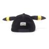 POKEMON Umbreon with Plush Ears Novelty Snapback Baseball Cap, Grey/Yellow (SB265804POK)