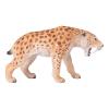 MOJO Dinosaur & Prehistoric Life Smilodon Toy Figure, 3 Years and Above, Yellow/Black (381032)