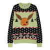 POKEMON Eevee Knitted Christmas Jumper, Male, Extra Large, Multi-colour (KW227234POK-XL)