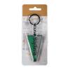 HARRY POTTER Wizards Unite Slytherin House Rubber Keychain, Green/Silver (KE682327HPT)