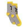 POKEMON Pikachu Novelty Socks, Unsex, 35/38, Yellow/Grey (NS577754POK-35/38)
