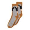 POKEMON Eevee #133 Novelty Socks, Unsex, 35/38, Orange/Grey (NS810751POK-35/38)