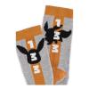 POKEMON Eevee #133 Novelty Socks, Unsex, 35/38, Orange/Grey (NS810751POK-35/38)