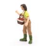 PAPO Farmyard Friends Woman Farmer with Basket Toy Figure, 3 Years or Above, Multi-colour (39219)