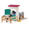 SCHLEICH Horse Club Horse Box with Mare and Foal Toy Playset, 5 to 12 Years, Multi-colour (42611)