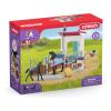 SCHLEICH Horse Club Horse Box with Mare and Foal Toy Playset, 5 to 12 Years, Multi-colour (42611)