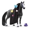 SCHLEICH Horse Club Sofia's Beauties Beauty Horse Quarter Horse Mare Toy Figure, 4 to 10 Years, Black (42620)