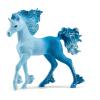 SCHLEICH Bayala Elementa Water Flames Unicorn Foal Toy Figure, 5 to 12 Years, Blue (70758)