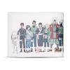 NARUTO SHIPPUDEN 20th Anniversary Characters Bi-fold Wallet, White (MW203450NRS)