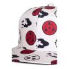 NARUTO SHIPPUDEN Symbols Pattern All-over Print Snapback Baseball Cap, White/Black (SB776541NRS)