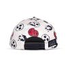 NARUTO SHIPPUDEN Symbols Pattern All-over Print Snapback Baseball Cap, White/Black (SB776541NRS)