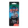 NARUTO SHIPPUDEN Line Art Naruto Metal Keychain, Black (KE134211NRT)