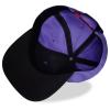 NARUTO SHIPPUDEN Sasuke Symbol Patch Snapback Baseball Cap, Purple/Black (SB183526NRT)