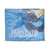 POKEMON Lucario #448 All-over Print Bi-fold Wallet, Male, Blue (MW608606POK)