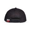 DEATH NOTE Ryuk Silhouette Patch Shinigami Denim Snapback Baseball Cap, Dark Grey/Grey (SB807623DTH)