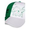 POKEMON Bulbasaur #001 Adjustable Cap, White/Green (BA572852POK)