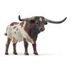 PAPO Farmyard Friends Longhorn Bull Toy Figure, Three Years and Above, Brown/White (51156)