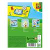 SES CREATIVE Wrap&Go Travel Games (Ludo, Quartet and Speed Blocks), Four Years and Above (02236)