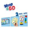 SES CREATIVE Wrap&Go Travel Games (Ludo, Quartet and Speed Blocks), Four Years and Above (02236)