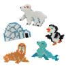 SES CREATIVE Beedz Arctic Animals 2100 Iron-on Beads Mosaic Art Kit, Five Years and Above (06203)