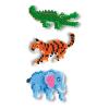 SES CREATIVE Beedz Safari Animals 2000 Iron-on Beads Mosaic Art Kit, Five Years and Above (06260)