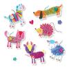 SES CREATIVE Yarn Wrap Animals Craft Kit, 3 to 6 Years (14024)