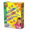 SES CREATIVE Easy Rings and Glitter Bracelets Jewellery Making Set, 3 to 6 Years (14028)