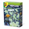 SES CREATIVE Explore Glowing Dinos Decorative Stickers, Five Years and Above (25127)