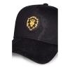 WORLD OF WARCRAFT Lion's Head Patch Adjustable Cap, Black/Blue (BA667744WOW)