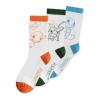 POKEMON Character Set Crew Socks (3 Pack), Male, 39/42, Multi-colour (CR721715POK-39/42)