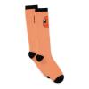 POKEMON Charmander Knee High Socks, Female, 39/42, Orange/Black (KH877121POK-39/42)