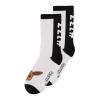 POKEMON Character Set Sport Socks (3 Pack), Unisex, 35/38, White/Black (SS744301POK-35/38)