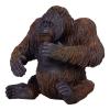 MOJO Wildlife Orangutan Toy Figure, 3 Years or Above, Black/Orange (381028)