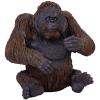 MOJO Wildlife Orangutan Toy Figure, 3 Years or Above, Black/Orange (381028)