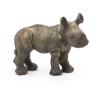 PAPO Wild Animal Kingdom Rhinoceros Calf Toy Figure, 10 Months or Above, Brown (50035)